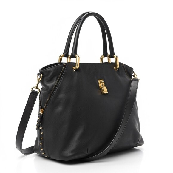 Marc Jacobs Blake Satchel | Slate Gray Leather | Vintage Classic - Picture 3 of 7